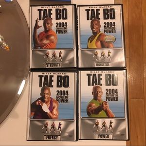 Billy Blanks Tae-bo kickboxing DVDs